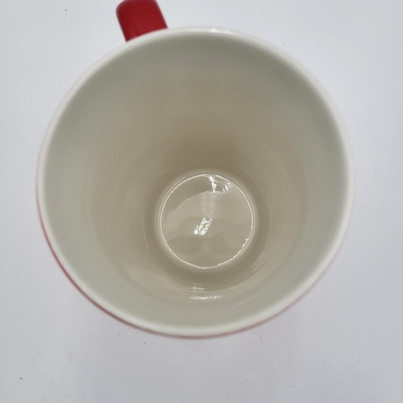 (2) Starbucks 12oz Red Ceramic Coffee Mugs Mermaid Siren Logo 2020/2021 - Picture 16 of 16